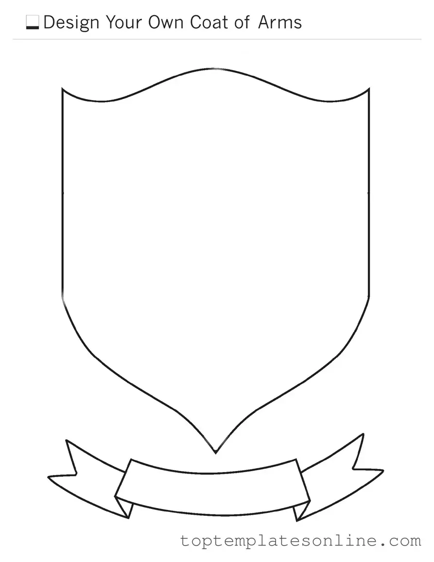Fillable Coat Of Arms Form
