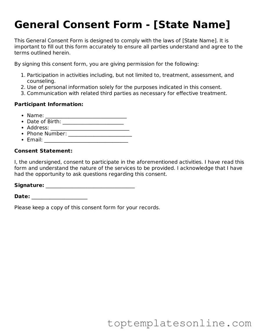 Attorney-Approved Consent Form