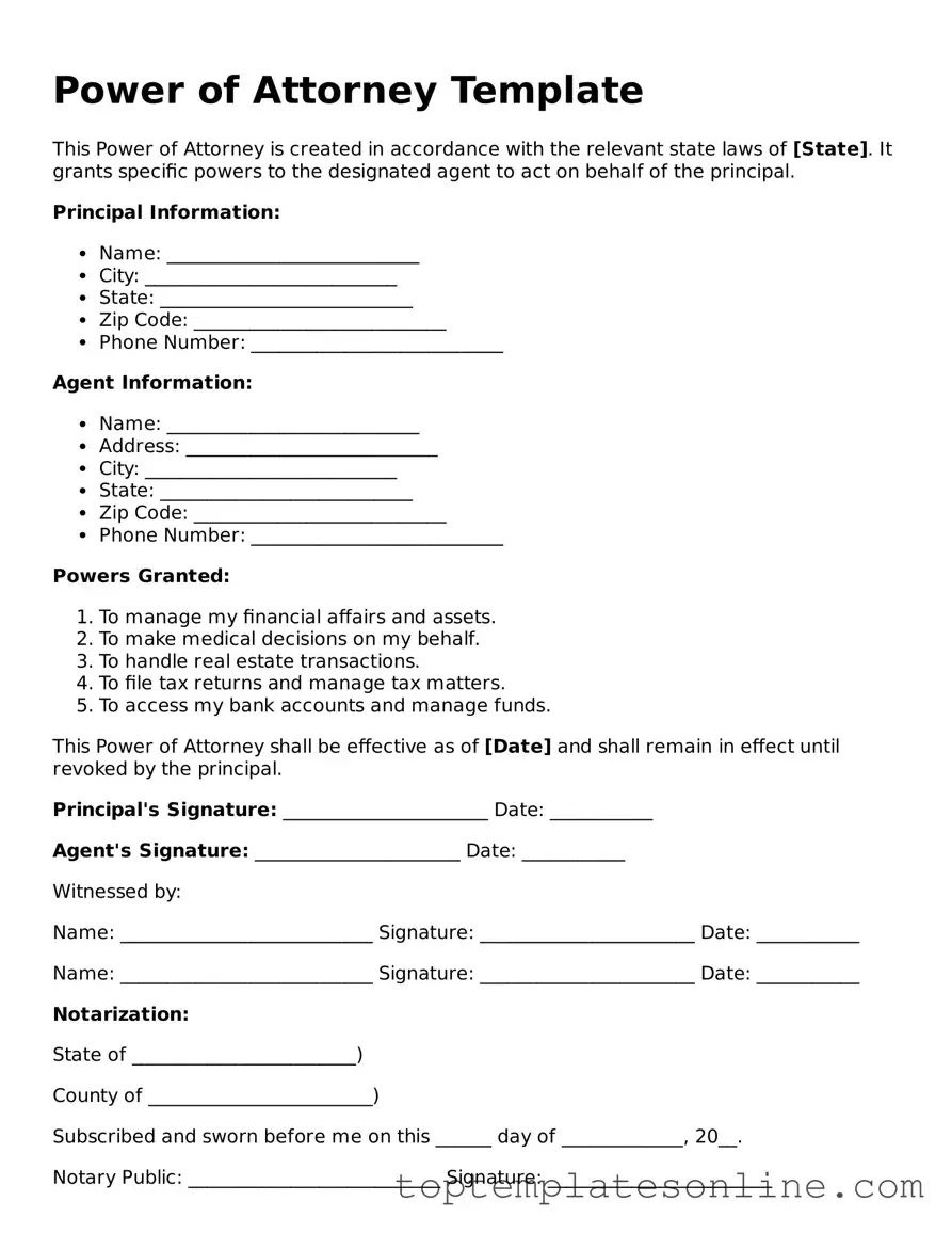 Attorney-Approved Power of Attorney Form