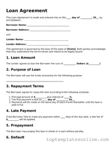 Attorney-Approved Loan Agreement Form
