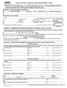 Fillable California Fotm Reg 262 Form