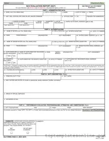 Fillable Da 2166 9 1 Form