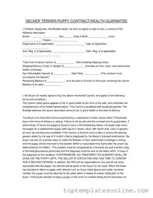 Fillable Health Guarantee Form