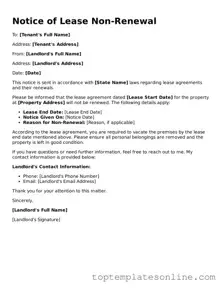 Attorney-Approved Notice of Lease Non-Renewal Form
