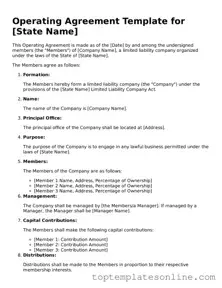 Attorney-Approved Operating Agreement Form