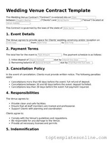 Attorney-Approved Wedding Venue Contract Form
