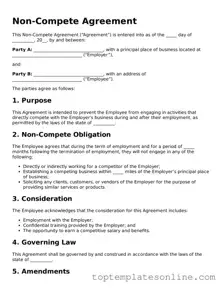 Attorney-Approved Non-compete Agreement Form