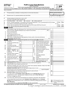 Fillable IRS Schedule C 1040 Form