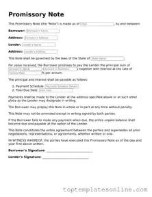 Attorney-Approved Promissory Note Form