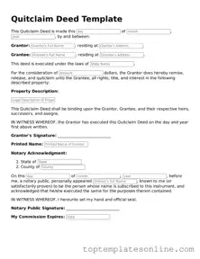 Attorney-Approved Quitclaim Deed Form